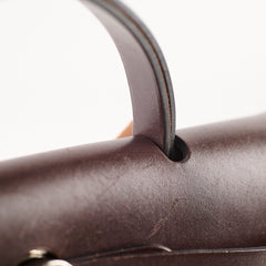 Hermes Herbag 31 PHW Rouge R Square Stamp