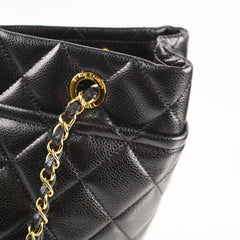 Chanel Timeless CC Shopping Tote Black Caviar GHW