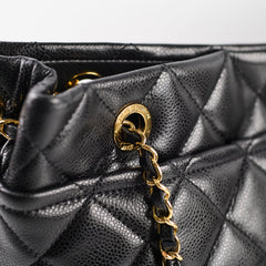 Chanel Timeless CC Shopping Tote Black Caviar GHW