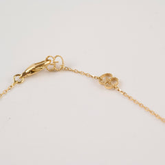 Gucci 18K Yellow Gold L'Aveugle Par Amour Necklace