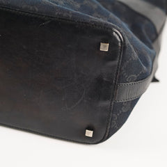 Gucci GG Monogram Hobo Bag Black