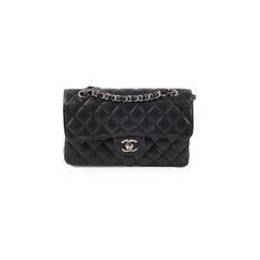 Chanel Small Classic Flap Bllack Caviar SHW 11 series