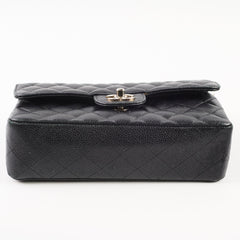Chanel Small Classic Flap Bllack Caviar SHW 11 series