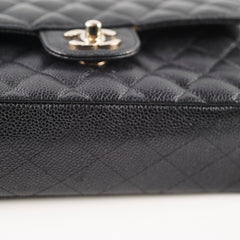 Chanel Small Classic Flap Bllack Caviar SHW 11 series