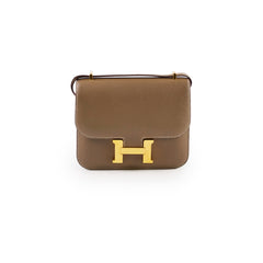 Hermes Mini Constance3 18 Etoupe U Stamp