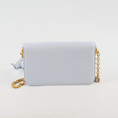 Louis Vuitton Bloom Wallet On Chain Light Blue