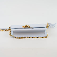 Louis Vuitton Bloom Wallet On Chain Light Blue
