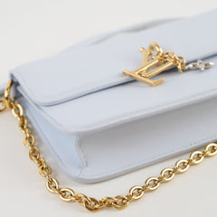 Louis Vuitton Bloom Wallet On Chain Light Blue