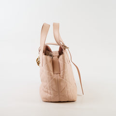 Christian Dior Small Dior Toujours Vertical Tote Bag Power Pink