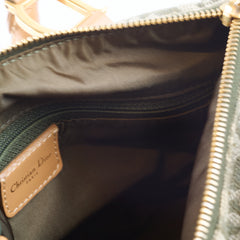 Christian Dior Vintage Trotter Boston Bag Green