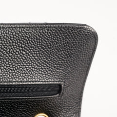 Chanel Classic Flap Small Caviar Black (Microchipped)