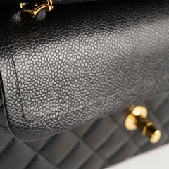 Chanel Classic Flap Small Caviar Black (Microchipped)