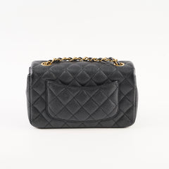 Chanel Mini Rectangle Black Caviar GHW 20 Series