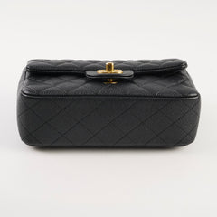 Chanel Mini Rectangle Black Caviar GHW 20 Series