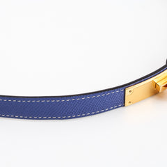Hermès Kelly Belt Epsom Blue