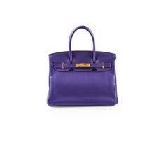 Hermes Birkin 30 Iris Clemence GHW A stamp (2017)