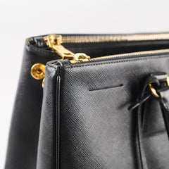 Prada Large Galleria Bag Black