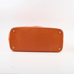 Prada Saffiano Large Galleria Tote Orange