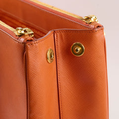 Prada Saffiano Large Galleria Tote Orange