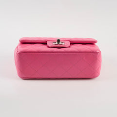 Chanel Mini Rectangular Lambskin Pink