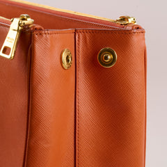 Prada Saffiano Large Galleria Tote Orange