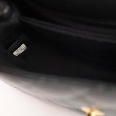 Chanel Coco Handle Small Lizard Caviar Black