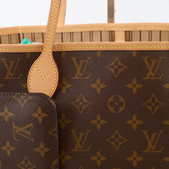 Louis Vuitton Neverfull MM Monogram with Pouch