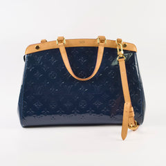 Louis Vuitton Brea MM Vernis Navy