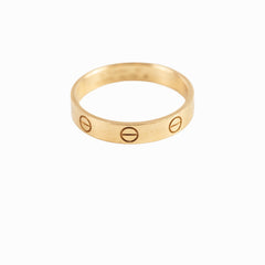 Cartier Love Ring Small Model Yellow Gold Size 57