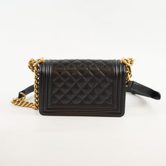 Chanel Small Boy Caviar Black