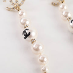 Chanel Pearl/Crystal Long Earring