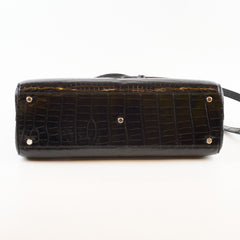 Gucci Crocodile Zumi Black Medium