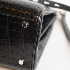 Gucci Crocodile Zumi Black Medium