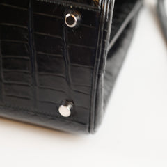 Gucci Crocodile Zumi Black Medium