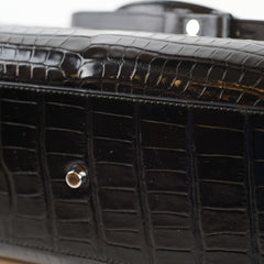 Gucci Crocodile Zumi Black Medium