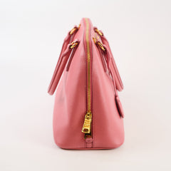 Prada Saffiano Lux Promenade Tote Pink