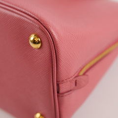 Prada Saffiano Lux Promenade Tote Pink
