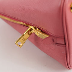 Prada Saffiano Lux Promenade Tote Pink