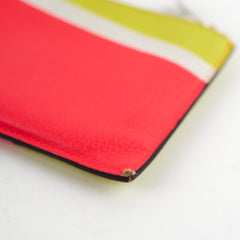 Christian Dior Tri-Colour Diorissimo Card Holder Vert Acide