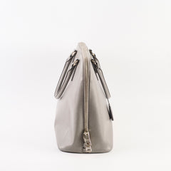 Prada Saffiano Lux Dome Tote Grey