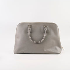 Prada Saffiano Lux Dome Tote Grey