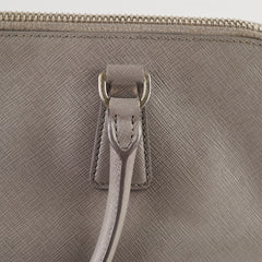 Prada Saffiano Lux Dome Tote Grey
