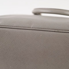 Prada Saffiano Lux Dome Tote Grey