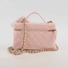 Chanel Slim Vanity Caviar Pink
