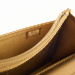 Chanel Gold Metallic Wallet on Chain
