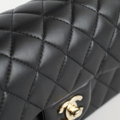 Chanel Black Top Handle Mini