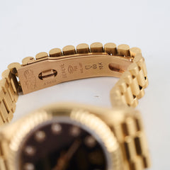 Rolex Datejust 26MM Diamond Dial Watch Black