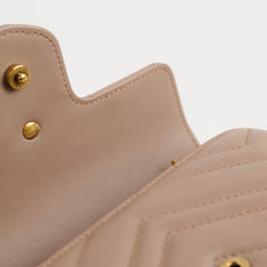 Gucci GG Marmont Super Mini Matelasse, Dusty Pink