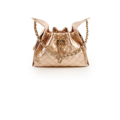 Chanel Small 25 Metallic Rose Gold