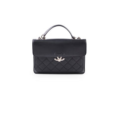 Chanel Small CC Box Flap Black Caviar